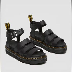 Dr Martens Blaire Hydro Leather Strap Sandals